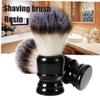 FRCOLOR 3pcs Beard Brush Resin Handle Nylon Bristles for Men Beard Cleaning Styling Tool While Shaving view 3