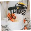 jojofuny 18pcs Graduation Cake Picks Decorations Graduation Cap Cake Decor Party Supplies for Congratulation Celebrations view 2
