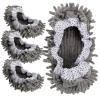 ABOOFAN 2 Pairs Mopping Slippers Cover Floor Cleaning Mop Slippers Mops for Floor Cleaning Home Slippers Floor Cleaning Mop Covers Dusting Slippers Wipe The Floor Sweeping Mop Chenille view 1