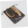 POPETPOP 3sets Beard Shaving Tool Beard Styling Scissors Grooming Kit for Caring Tool for Barber Accessories view 2