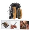 FRCOLOR 3sets Beard Shaving Beard Styling Scissors for Care and Shaving Routine Includes Brush and Tool for Men view 4