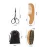 FRCOLOR 2sets Beard Shaving Tool Styling Scissors Beard Care Kit for Men for Barber Accessories and Daily Shave Brush Use view 2