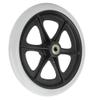 AiQima Wheel Replacement Parts,Rubber Wheels for Wheelchairs High Reliability Wheels for Wheelchairs Non-Slip Spare Wheels Disabled Vehicles view 3