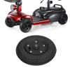 AiQima Wheel Replacement Parts,Wheelchair Front Wheel Nonslip Inflatable Wheelchairer Replacement Part 8In view 3