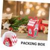SOLUSTRE 10pcs Candy House Cookie Box Christmas Candy Bags Creative Packaging Bag for Cookies Gummies Nuts for Christmas Party Favors Giveaways and Holiday Treats view 3