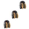 Beavorty 3 Sets Beard Shaving Scissors Comb Brush for Men Beard Care Kit Styling view 1