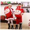 Mobestech 3pcs Large Christmas Backpack Bag for Elderly Pleuche Bag as Candy for Christmas Decorations and Giving view 2