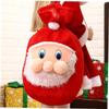 Mobestech 3pcs Large Christmas Backpack Bag for Elderly Pleuche Bag as Candy for Christmas Decorations and Giving view 4