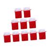 ABOOFAN 10pcs Christmas Tree Pendants Candy Bags Drawstring Christmas Party Favor Bags for Xmas Treat Storage Decorative Wrapping view 1