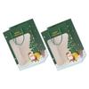 ABOOFAN 2pcs Santa Bag Christmas Paper Party Favor Bags Storage Pouch for Holiday Presents and Decorations view 1