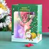 ABOOFAN 2pcs Santa Bag Christmas Paper Party Favor Bags Storage Pouch for Holiday Presents and Decorations view 3
