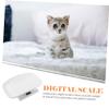 FRCOLOR Pet Weight Scale Digital Electronic Scale Kitchen Tray for Kitten Small Pets up to Accurate Weighing view 4