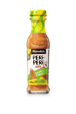 Nando's Lemon & Herb Peri-Peri Sauce 125g (Pack of 6)