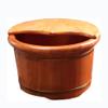 Bath stool Bamboo bath stool Wooden Foot Basin Tub Bucket for Spa, Sauna, and Foot Soaks - Relaxing Foot Massage and Foot Bath view 1