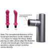 Rolamumu Massage Gun Attachments,Silicone Massage Gun Heads,Deep Tissue Percussion Trigger Point Massage Replacement Head, Plug and Play Comfort Tools (Color : C, Size : 12MM-13MM) view 4