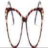 PARWANA Cat-Eye Blue Light Blocking Computer Readers Women Trendy Reading Glasses Eyeglasses Anti Eyestrain Flat Light Mirror (Color : Hawksbill, Size : +0.00) view 2