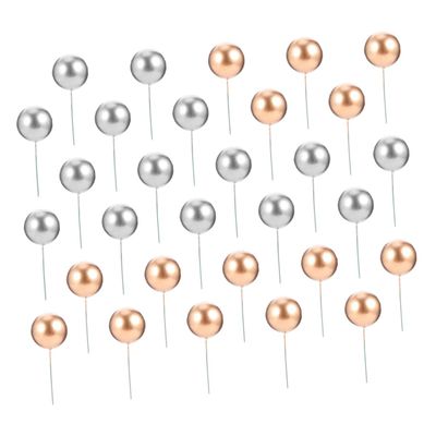 Abaodam 50pcs Cake Decoration Balls Dessert Topper Balls for Cakes for Decorations and Supplies