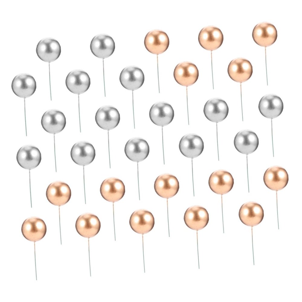 Abaodam 50pcs Cake Decoration Balls Dessert Topper Balls for Cakes for Decorations and Supplies