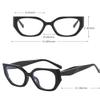PARWANA Anti Glare Sturdy Reading Glasses Computer Readers Polygon Flat Light Mirror Blue Light Blocking Presbyopic Glasses (Color : Wine, Size : +350) view 3