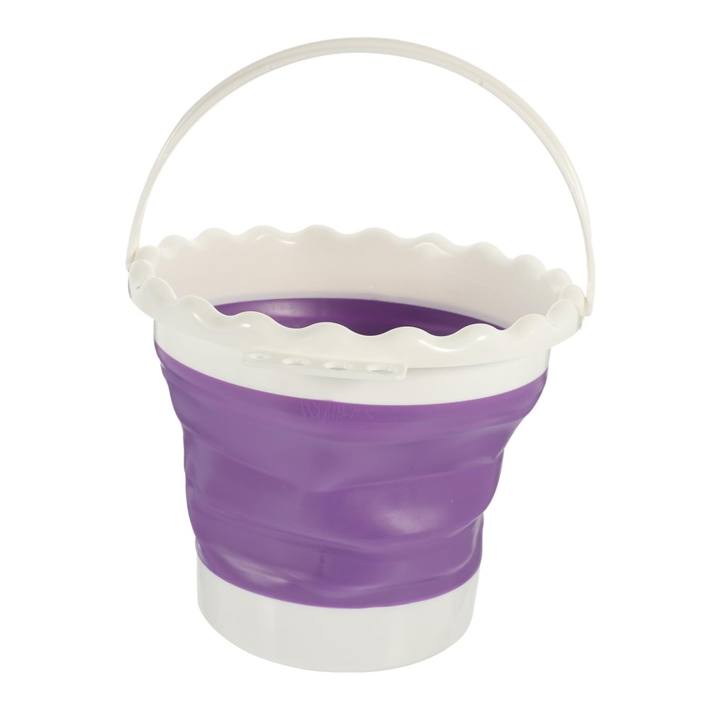 Amosfun Creative Paint Brush Washer Watercolor Pigment Wash Pen Container Multi-Functional Folding Bucket for Artists