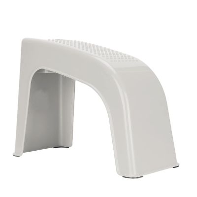 Pedicure Footrest, Shower Footrest Strong Load Capacity for Home for Bathroom (Beige)