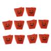KOMBIUDA 10pcs Diy Happy Halloween Pumpkin Candy Bag Nougat Box Party Supplies Candy Paper Boxes for Birthday Wedding view 1