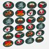 24 x CHRISTMAS EDIBLE ICING 4.5cms CUPCAKE TOPPERS DECORATIONS CR027 view 3