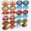 24 x CHRISTMAS EDIBLE ICING 4.5 cms CUPCAKE TOPPERS DECORATIONS CR037 view 3