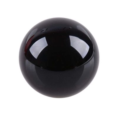 HEPBAK 1pc Large Natural Obsidian Polished Quartz Sphere Black Crystal Balls 40mm-200mm (Color : 1PC 60mm)