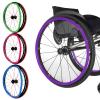24in Non-Slip Wheelchair Push Rim Covers - Wear-Resistant Hand Push Covers for Rear Wheel - 1 Pair of Protective Accessory by Wheelchair Cover view 1