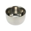 FRCOLOR Stainless Steel Shaving Brush Stand and Heavy Duty Soap Bowl Set for Men Grooming, Beard Brush Holder with Stand for Bathroom Shaving Accessories view 1