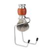 minkissy Brush Stand Holder Soap Bowl Safety Stand Brush Holder Heavy Duty Nickel Plated Organize Your Shaving Tools view 1