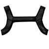 ZUYPSK Men's Body Chest Harness Neoprene Wetlook Chest Harness Vest Shirts Tops Men's Undershirt Clubwear, black, L view 1