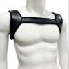 ZUYPSK Men's Body Chest Harness Neoprene Wetlook Chest Harness Vest Shirts Tops Men's Undershirt Clubwear, black, L view 3