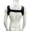 ZUYPSK Men's Body Chest Harness Neoprene Wetlook Chest Harness Vest Shirts Tops Men's Undershirt Clubwear, black, L view 4