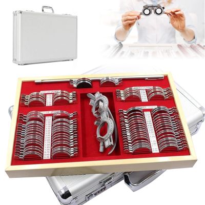 104 PCS Optical Trial Set - Essential Optometry Kit with Aluminium Case - Convenient & Durable
