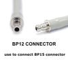 3PCS Metal NIBP Cuff Connector, BP12 Blood Pressure Monitor Cuff Connector, Air Hose Adapter,Replacement for 0103-00-0423, 330059,5082-184,PM12 view 2