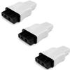 3PCS NIBP Connectors Compatible with Datex Ohmeda/Draeger/GE and Other Blood Pressure Monitors, Adapter for Hose view 1