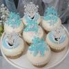 Rsstarxi 24 Pack Snowflake Oh Baby Cupcake Toppers Glitter Winter Frozen Oh Baby Shower Cupcake Picks for Snowflake Theme Baby Shower Birthday Party Cake Decorations Blue view 3