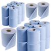 2Ply Blue Embossed Multipurpose Home Cleaning Kitchen Highly Absorbent Centrefeed Rolls (12) view 1