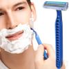 Mens Razor (15 pack) Double Blade Razor for Men Women Disposable Razors with Ergonomic Handle Blades Chrome Coating Sharp Shaver Smooth Facial Hair Removal, Reduce Shaving burn view 1