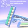 Mens Razor (15 pack) Double Blade Razor for Men Women Disposable Razors with Ergonomic Handle Blades Chrome Coating Sharp Shaver Smooth Facial Hair Removal, Reduce Shaving burn view 3