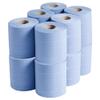 2Ply Blue Embossed Multipurpose Home Cleaning Kitchen Highly Absorbent Centrefeed Rolls (6) view 2