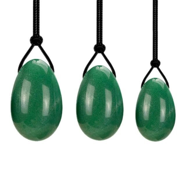 4PCS Jade Egg Mix Yoni Egg Set Natural Jade Eggs Women Kegel Exerciser Yoni Wand Jade Massager Muscles Ball