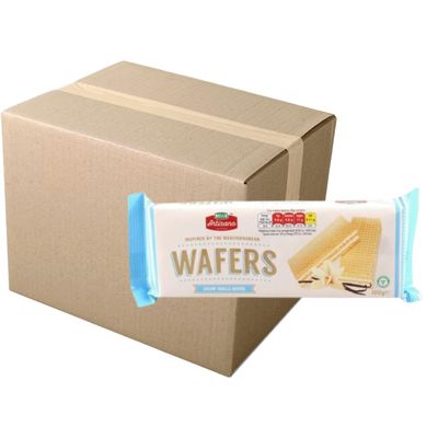 Bello Artizano Cream Wafers Suitable for Vegetarian 100g X8 | FabFinds Mug (Creamy Vanilla, 20 Pack)