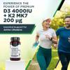 Best Immune, Vitamin D3 4000 IU & MK7 200 mcg Supplement, 100 Vegetarian Capsules view 3