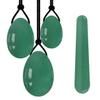 Yoni Egg Set Jade Eggs Natural Rose Quartz Yoni Wand Women Kegel Exerciser Muscle Yoni Eggs view 1