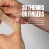 24 Rolls - SPORTTAPE Cohesive Finger Tape - 2.5cm x 4.5m | Compression Bandage - Beige - Self-Adhesive Wrap | Vetwrap, Thumb, Toe, Goalkeeper Finger & Wrist Tape - First Aid & Medical Physio Bandage view 4