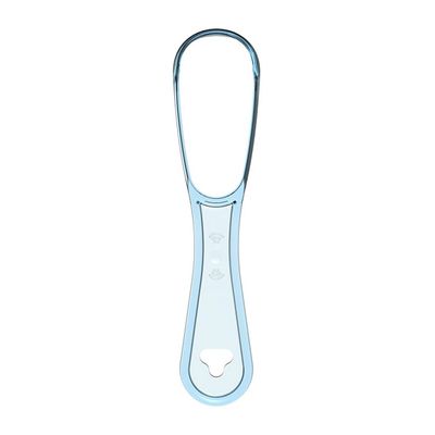 Adult Tongue Scraper Food Grade Plastic Double Sided Care Hygiene Cleaner Brush for Breath Reusable Mouth Cleaning Tool with Non-Slip Handle Breath Mouth Cleaning Brush