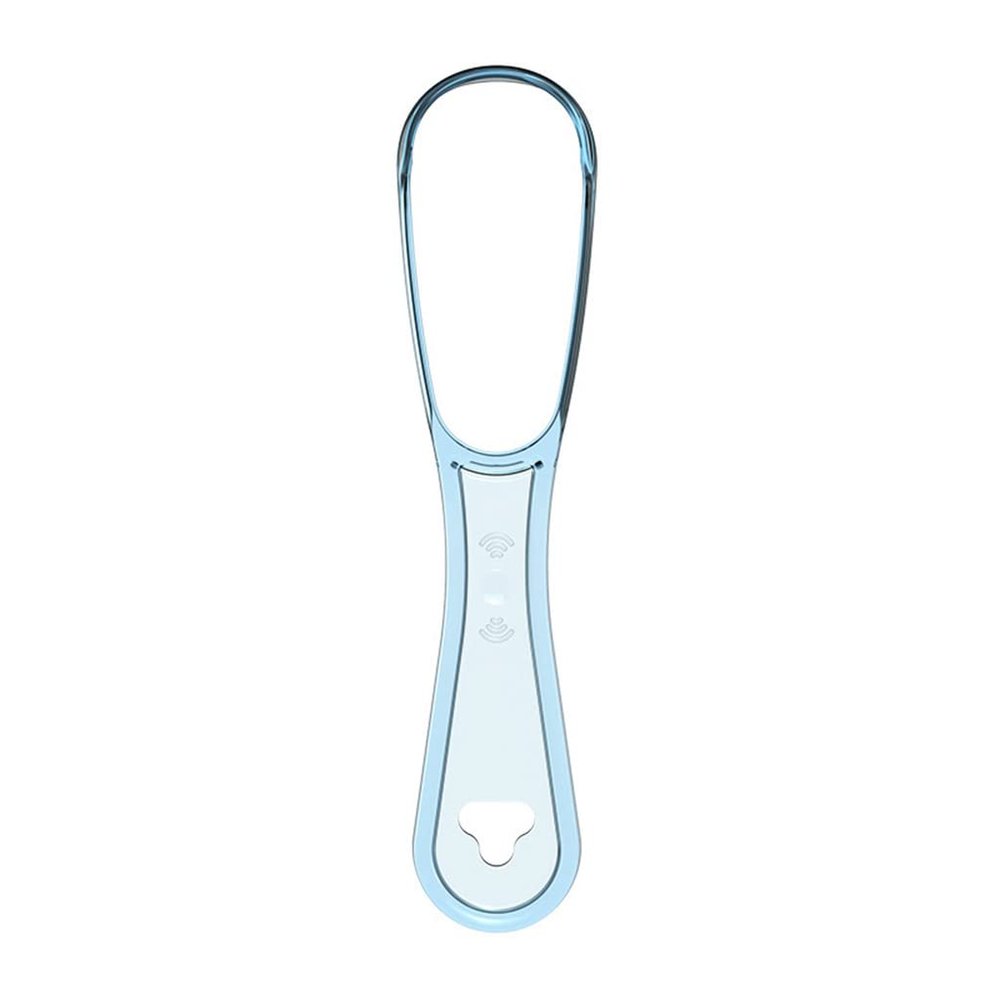 Adult Tongue Scraper Food Grade Plastic Double Sided Care Hygiene Cleaner Brush for Breath Reusable Mouth Cleaning Tool with Non-Slip Handle Breath Mouth Cleaning Brush